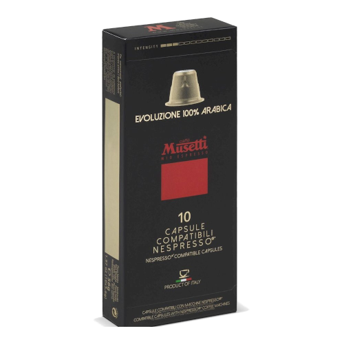 Confezione 10 caps EVOLUZIONE 100% ARABICA